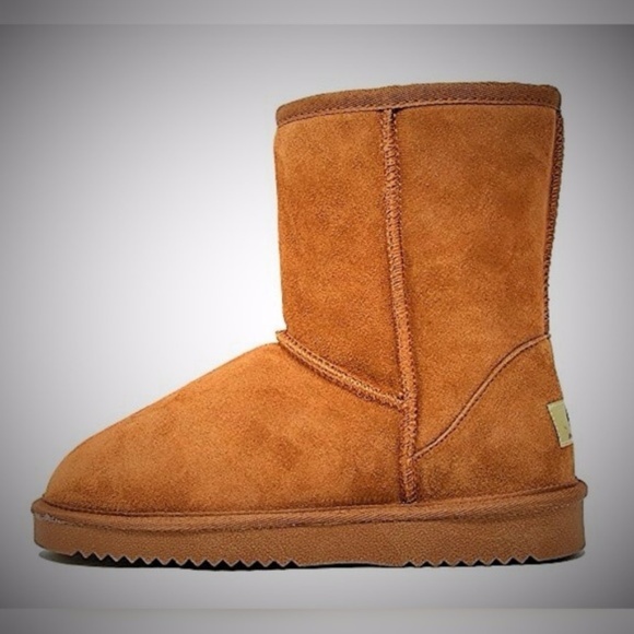 NEW Womens "Anita" Chestnut Suede Leather Boots - Picture 3 of 5